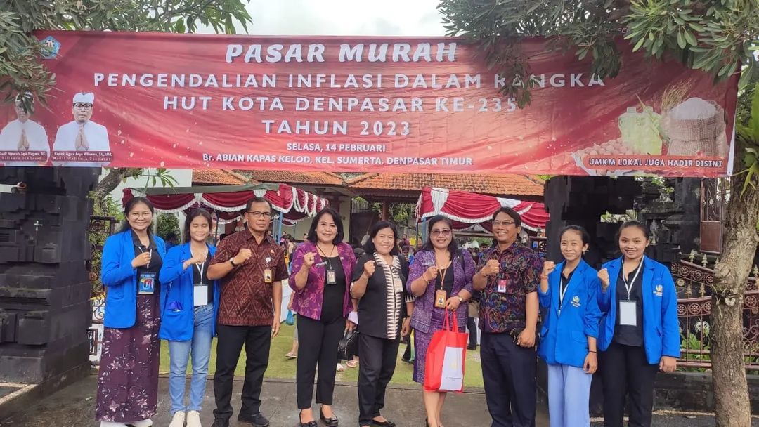 KEGIATAN PASAR MURAH DALAM RANGKA PENGENDALIAN INFLASI DAERAH DI KOTA DENPASAR SERTA HUT KOTA DENPASAR KE 235
