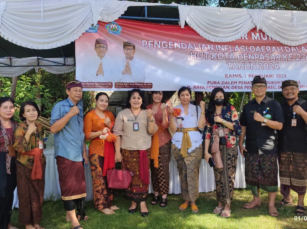 Dinas Perindustrian dan Perdagangan Kota Denpasar bekerjasama dengan Tim Pengendalian Inflasi Daerah (TPID) Kota Denpasar 
