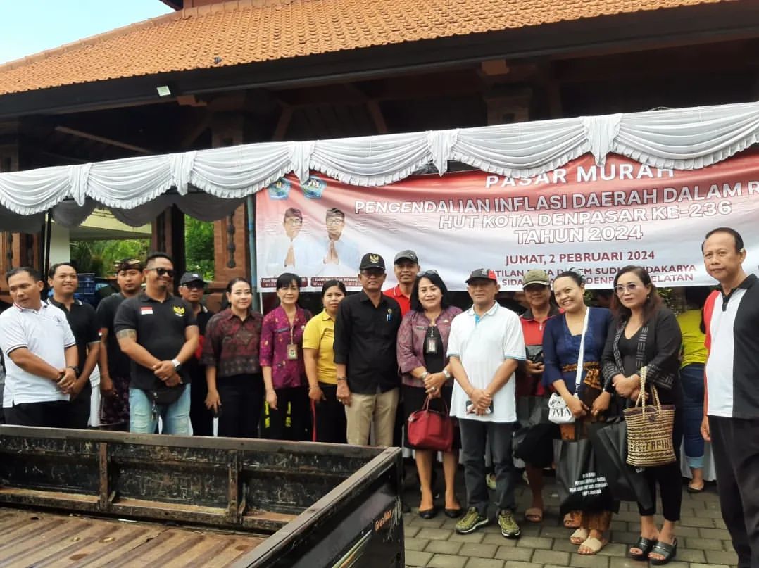 Dinas Perindustrian dan Perdagangan Kota Denpasar bekerjasama dengan Tim Pengendalian Inflasi Daerah (TPID)