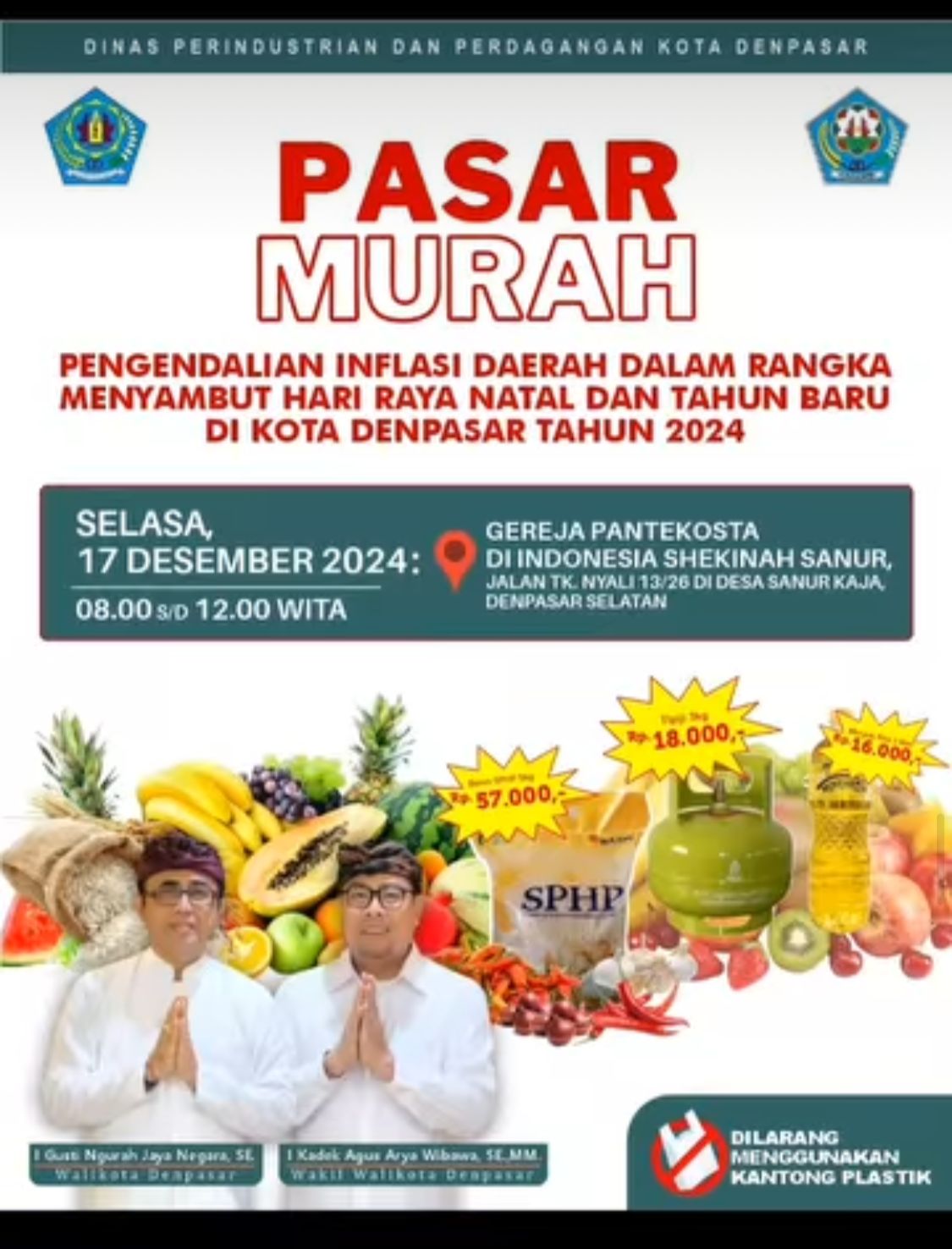 Pelaksanaan Pasar Murah Di Kota Denpasar Dengan Tim Pengendalian Inflasi Daerah (TPID)